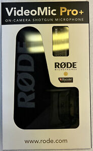 New Rode VideoMic Pro+ Plus On Camera Shotgun Microphone