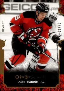 Zach Parise - Signed 2007-08 O-Pee-Chee Premier Gold /75 Card #43 - Devils - Picture 1 of 2