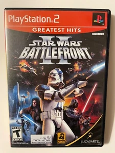 Star Wars Battlefront 2 (Sony PlayStation 2 PS2, 2005) CIB - Picture 1 of 4