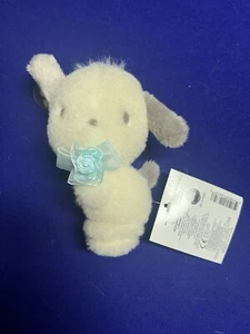 Sanrio Pochacco Cute Pose Mascot Keychain Keyring Plush NEW - Picture 1 of 5