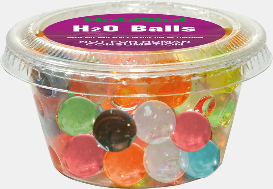 Habistat H2O Balls 33g Multicolour - Wasserquelle Insekten Futter Terrarium
