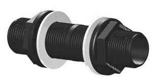Trudesign Tube Threaded Connector Thru Bulkhead c/w Nuts and Washers - Picture 1 of 6