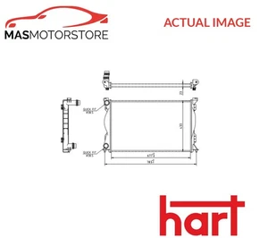 ENGINE COOLING RADIATOR HART 608 145 H NEW OE REPLACEMENT - Picture 1 of 7
