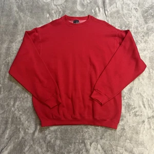 Felpa Pullover Uomo PLUMA Outdoor Chevy Rosso Interno Morbido XL - Foto 1 di 5