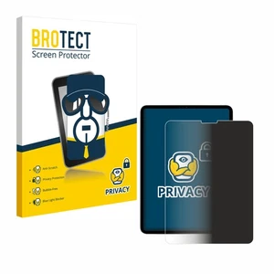 Protection écran confidentialité pour Apple iPad Pro 11" 2022 (4ème Gén.) Anti Spy Shield - Photo 1/8