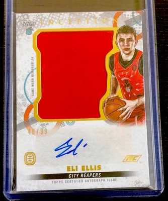2022 Topps Inception Eli Ellis RC Auto Patch 46/99 - Image 1 of 2