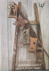 BROOM KEEPS Cross Stitch Patterns/Charts by Thistles New - Bild 1 von 2