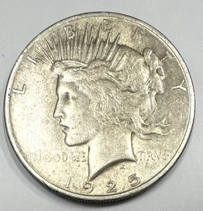 Pièce 1 Dollar 1925 États-Unis 🇺🇸 Peace Argent REF82381 - Bild 1 von 3
