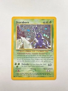 German Heracross Skaraborn 6/111 Neo Genesis Unlimited Holo Rare NM - Picture 1 of 2