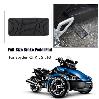 For Can-Am Spyder RS RS-S Spyder RT RT-S 2010-2016 New Full-Size Brake Pedal Pad - Image 1 of 4