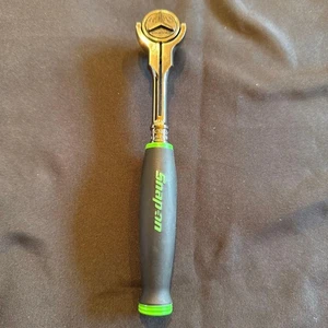Snap-on FHCNF72 GREEN 3/8 Drive Compact Round Head Swivel Ratchet [Unused] - Bild 1 von 3