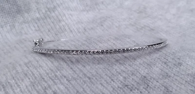 Brazalete Judith Jack circonita cúbica tono plata nuevo sin etiquetas Foto 1 de 4