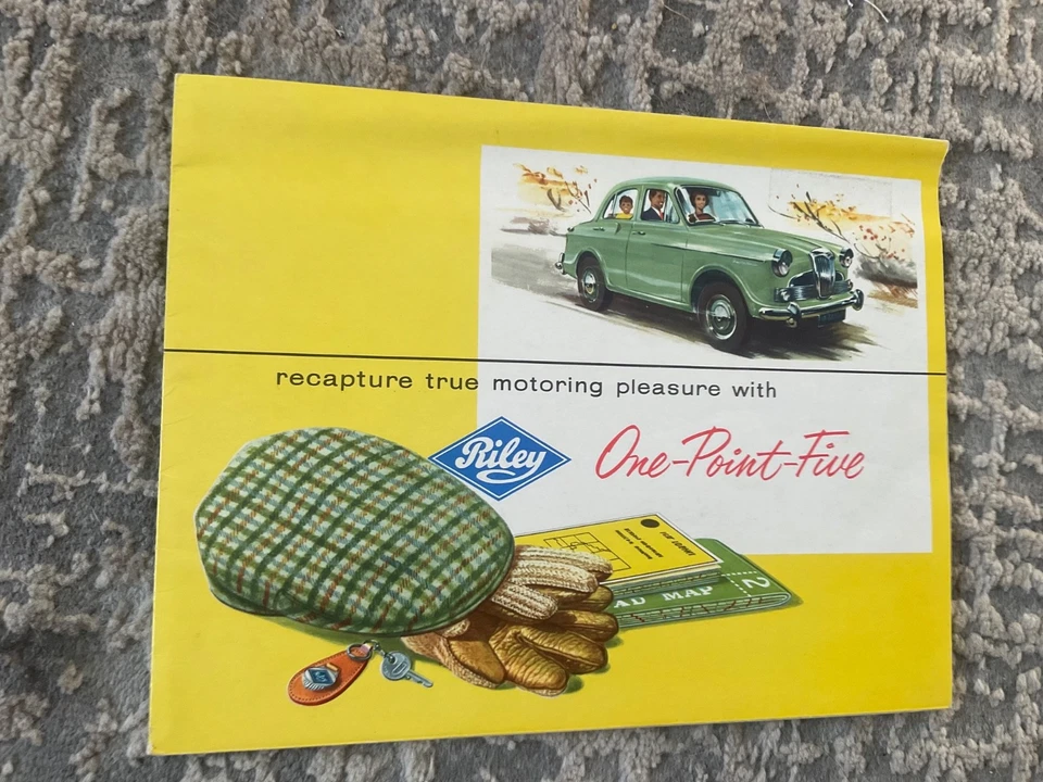RILEY ONE POINT FIVE BROCHURE 1961 - Image 1 of 1