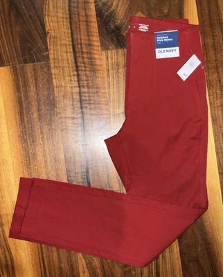 Pantalones ajustados Old Navy, cintura extra alta, pulidos, pixie, para mujer 2, nuevos con etiquetas  Foto 1 de 4