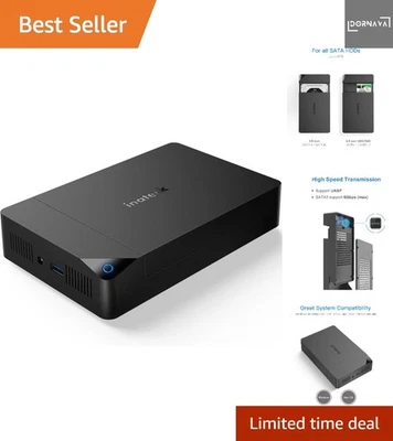 Festplattengehäuse 3.5 USB 3.0 externes SATA HDD SSD UASP hohe Kapazität - Bild 1 von 4