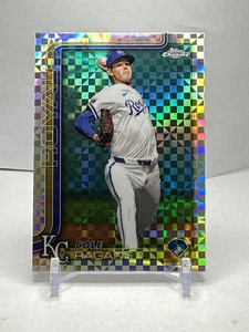 2025 Topps Chrome - Cole Ragans #151 X-Fractor - Bild 1 von 2
