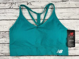 New Balance Impact Moyen Sports Bra Green Size XL - Picture 1 of 10