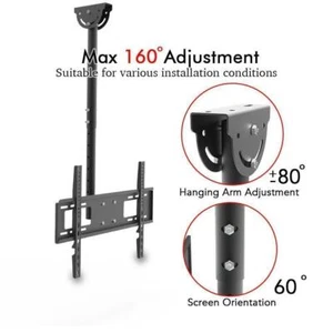 Home Ceiling TV Stands Wall Mount Bracket Universal 32 - 70 Inch Screen LED LCD - Picture 1 of 10