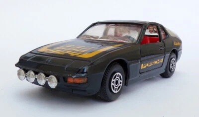 Corgi 11.5cm Long Vintage Diecast CG39 - Porsche 924 - Black - Image 1 of 3