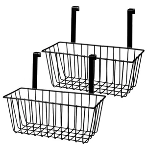 2 Pcs Storage Hanging Basket Sundries Rack Nail-free Seasoning Student Baby - Picture 1 of 12
