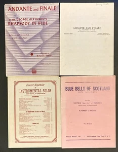1930s - 1950s Music Folio Prescott Technic System Sheet Music Band Books Lot - Picture 1 of 12