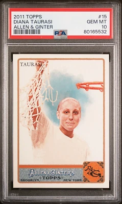 2011 Topps Allen & Ginter Diana Taurasi #15, Phoenix Mercury, PSA 10 POP 10, QTY - Image 1 of 2