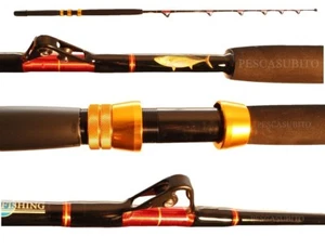 Canna Suprem Stand Up 15/30Lbs Carrucolata da Pesca Tonno Drifting Traina - Foto 1 di 1