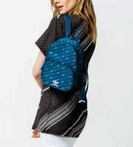 Adidas Mini Backpack - Marine Monogram Originals Women's Santiago BNWT UK - Picture 1 of 4