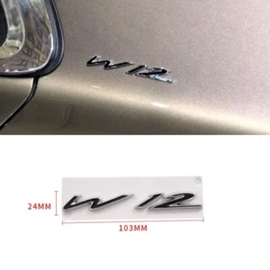 1X Speed W12 Sidehead Fender Badge Emblem New for Continental GT 3W8853675D - Bild 1 von 4