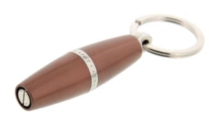 Dunhill Copper 7mm Cigar Punch with Stainless Steel Key Ring, PA5150C New In Box - Picture 1 of 6