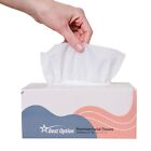 BEST OPTION SOFT WHITE 2-PLY FACIAL TISSUE THAT ARE GENTLE AND DURABLE (1 box)