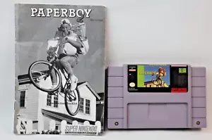 Paperboy 2 - Super Nintendo Entertainment System (SNES) with Manual - TESTED - Picture 1 of 8