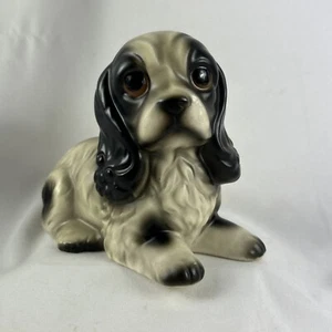 Springer Spaniel Figurine Laying Pose 4.5”H x 5”L Porcelain Vintage - Picture 1 of 8