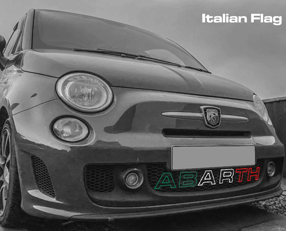 Abarth 595 Styling- Outline Letters - Diffuser Badge Multiple Colours - Image 1 of 4