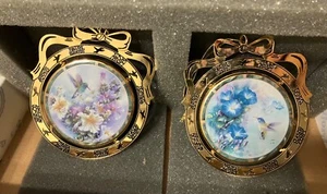 Bradford Editions Broad Billed Hummingbird & Violet Crowned Hummingbird Ornament - Bild 1 von 9