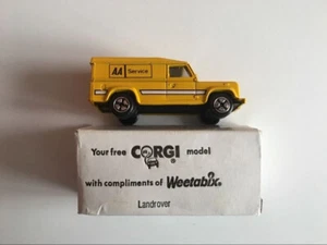 Corgi Landrover AA Service with compliments of Weetabix - Picture 1 of 6