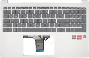 ARABIC QWERTY Tastatur Handauflage für HP 15-FC 15-FD 15T-FD 15Z-FC 250 255 G10 LED - Bild 1 von 2