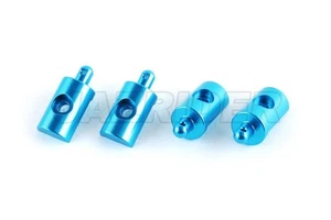 Jazrider Aluminum Body Mount (4pcs,Blue)Set For Tamiya RC Lunch Box/58347/58575 - Picture 1 of 1