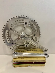Vintage Campagnolo Nuovo Record Crankset 172.5mm 53/42 144 bcd - Picture 1 of 17