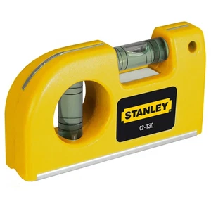 Stanley 87mm 3.4" Magnetic Pocket Level 2 Vials 0-42-130 - Picture 1 of 6