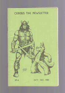 Cerebus the Newsletter #4 - Dave Sim Octubre 1981 - Grado Superior - Imagen 1 de 2