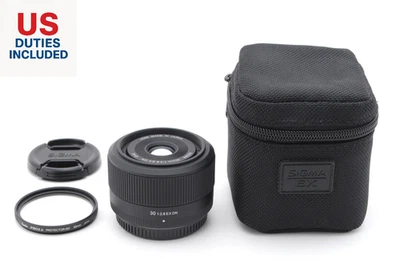 [NEAR MINT＋] SIGMA 30mm F2.8 EX DN  Micro Four Thirds Mount with Case FROM JAPAN - Image 1 of 4