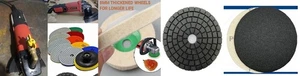 Smerigliatrice lucidatrice a umido velocità variabile extra 70 x 4 pollici lana e levigatura tampone lucidatura - Foto 1 di 15