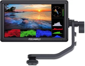 Moniteur vidéo portable Feelworld FW568 6" Full HD 3D LUT HDMI 4K pour Caméra - Imagen 1 de 7