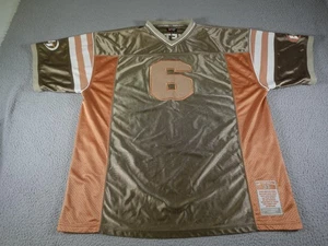 Y2K HomeTurf Trikot Herren 3XL XXXL Orange Mesh Fußball Rap Hip Hop Streetwear - Bild 1 von 15