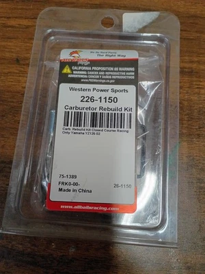 02 Yz125 All Balls Racing Carburador Kit de Reconstrucción 26-1150 Yamaha YZ 125 2002 Foto 1 de 2