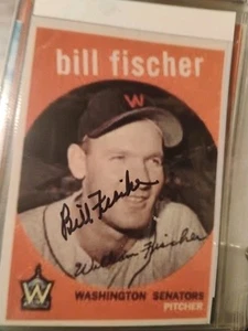 Bill Fischer 3 1/2 By 5 Autographed Photo - Picture 1 of 1