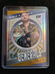 2024 Topps Chrome Boxing Tyson Fury Ring Generals Gold Refractor /50 FCFC - Bild 1 von 2