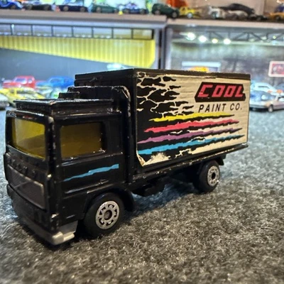 Camión contenedor Matchbox Volvo MB23 "Cool Paint Co." Diecast 1993 edición juguete Foto 1 de 4