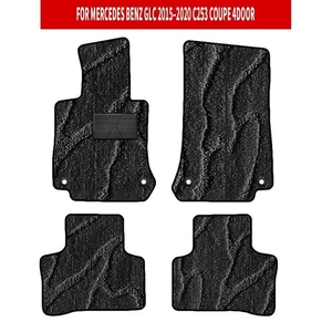 Car Mats For Mercedes Benz GLC Coupe 15–20 C253 Waterproof With Install Tool 4pc - Picture 1 of 2
